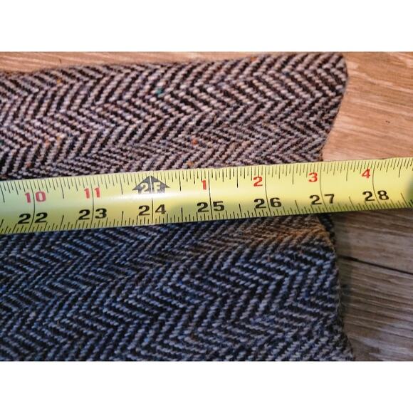 VTG Abercrombie & Fitch Harris Tweed Sport Coat Blazer Wool Men's Sz XL Brown - Picture 8 of 13